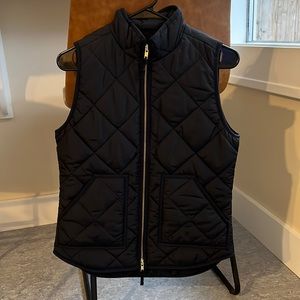 J.Crew Black Quilted Vest